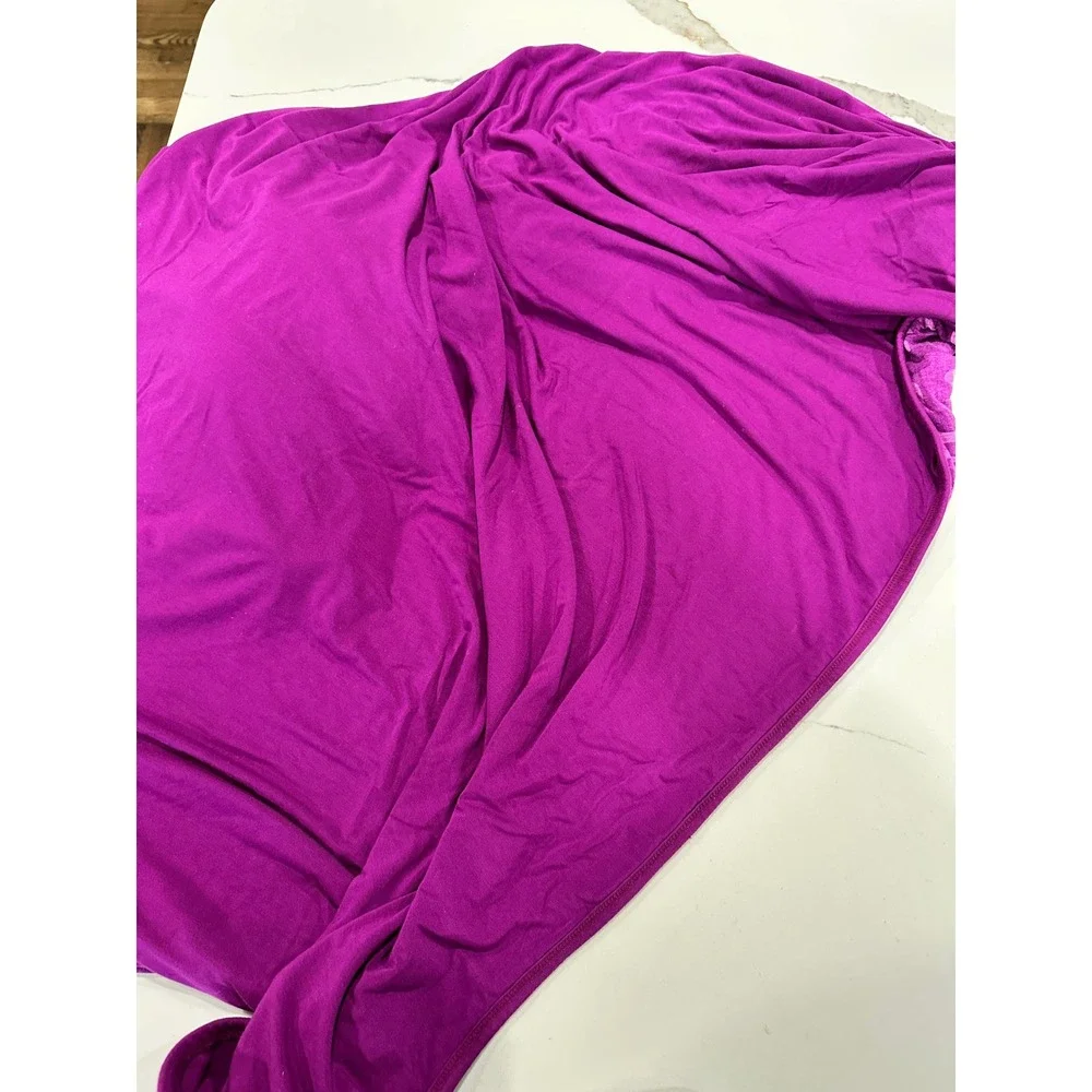 Little Sleepies Purple Camo Cloud Blanket Bamboo Viscose Reversible